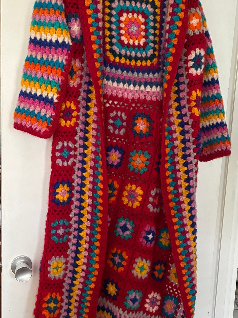 Boho Crochet Coat